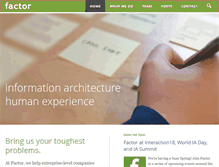 Tablet Screenshot of factorfirm.com